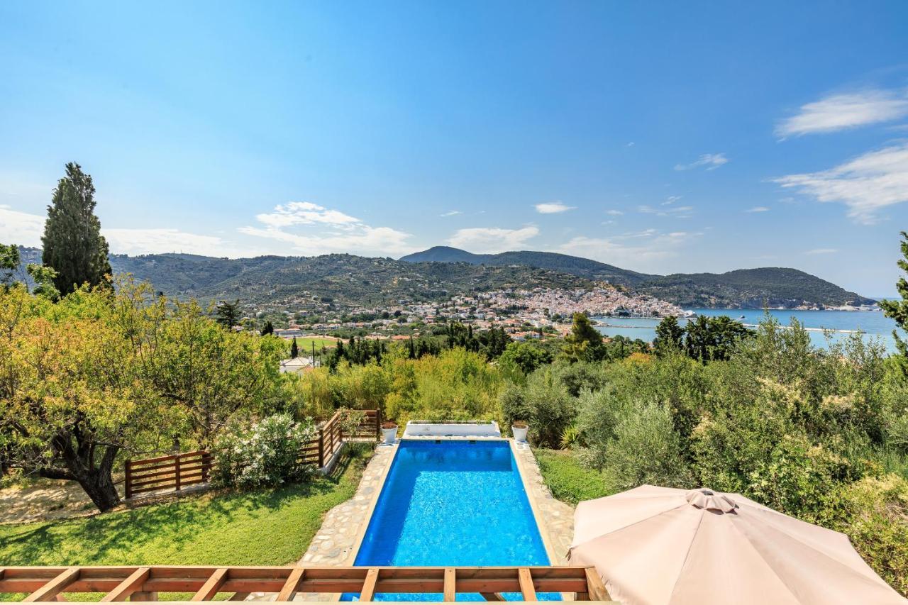 Villa Rodia With Swimming Pool On Skopelos Island エクステリア 写真